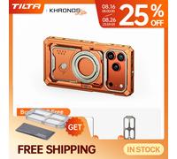 TILTA Khronos Classic 17 Pro/ Pro Max Jaula de Video Móvil para iPhone 17 Pro / Pro Max Kit Definitivo con Placa Trasera Magnética Multiusos Negro Definitivo