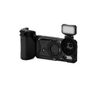 TILTA Khronos - Funda para iPhone 17 Pro Street Snap Kit, jaula de teléfono compatible con iPhone 17 Pro con mango Focus PD, polarizador magnético y panel LED, negro TK-IP17-PA-B