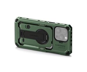 TILTA Khronos - Jaula de teléfono para iPhone 16 Pro Max, plataforma de video móvil de aleación de aluminio, estabilizador de funda para teléfono inteligente para grabación de vídeo/YouTube/Live