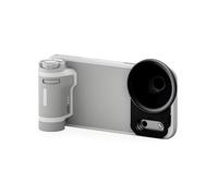 TILTA Khronos - Kit de creación de funda para iPhone 17 Pro Max, funda para teléfono compatible con iPhone 17 Pro Max con mango de control Lite, filtro ND y placa trasera magnética, gris claro