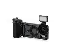 TILTA Khronos - Kit de funda para iPhone 17 Pro, compatible con iPhone 17 Pro con mango Focus PD, polarizador magnético y panel LED, gris espacial TK-IP17-PA-SG
