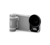 TILTA Khronos - Kit de funda para iPhone 17 Pro Lite Creator, jaula de teléfono compatible con iPhone 17 Pro con mango de control Lite, filtro ND y placa trasera magnética, gris claro TKL-IP17-PB-LG