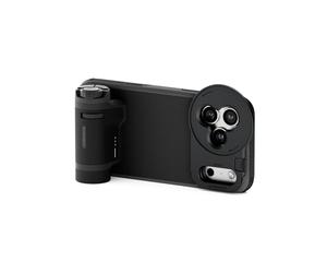 TILTA Khronos - Kit de funda para iPhone 17 Pro Max Lite, jaula de teléfono compatible con iPhone 17 Pro con mango de control Lite, bandeja de filtro y placa trasera magnética, color negro TKL-IP17