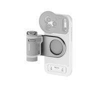 TILTA Khronos Lite - Mango de control con kit de montaje magnético compatible con iPhone 17/iPhone Air/17 Pro/17 Pro Max - Gris claro TKL-CHK-LG