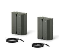 TILTA Lote de 2 baterías NP-FZ100 con Entrada USB-C 2400 mAh Compatible con Sony FX3, FX30, A6600, A6700, A9, A9 III, A7S III, A7R III, A7C, A7 III, A7 IV, A7R IV, A1 II, ZV-E1 TNP-FZ100-GN-2