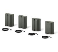 TILTA Lote de 4 baterías NP-FZ100 con Entrada USB-C 2400 mAh Compatible con Sony FX3, FX30, A6600, A6700, A9, A9 III, A7S III, A7R III, A7C, A7 III, A7 IV, A7R IV, A1 II, ZV-E1 TNP-FZ100-GN-4