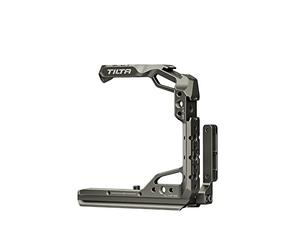 TILTA Media jaula para cámara compatible con Canon R6 Mark II con guía de la OTAN, roscas de 1/4″-20 y receptores de zapatos fríos, plataforma protectora para cámara - Gris TA-T45-HCC-TG
