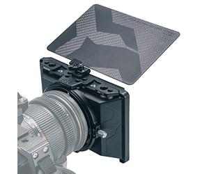 TILTA Mini Matte Box 4x5.65 Marco de Filtro para cámaras DSLR sin Espejo, Parasol de Lente de cámara con Anillo Adaptador de Lente de 67 mm / 72 mm / 77 mm / 82 mm Soporte de Barra de 15 mm MB-T15
