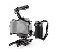 TILTA R5 Mark II - Jaula completa para cámara compatible con Canon R5 Mark II con sistema de refrigeración, mango superior Xeno y kit avanzado de mango PD - Negro TA-T68-C-B