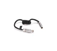 TILTA TCB-4LEM-8LEF - Cable de alimentación en espiral de 4 pines macho a hembra de 8 pines para sistema de cámara Arri Alexa 35