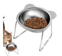 Tilted Cat Bowl, Elevated Cat Food Bowl, 15 Degree Tilt Cat Bowl, Elevated Pet Feeding Bowl, Cat Food Feeding Tool, Pet Feeding Bowl for Cats, Tilted Pet Bowl for Cats, Medium Cat Feeding Bowl,