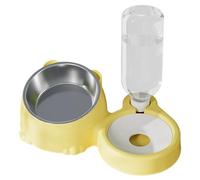 Tilted Cat Bowl - Water Food Dish for Cats Small Dogs, Removable Stainless Steel Bowl, Pet Hydration Feeding Tool | Pet Care, Feeding Station, Home Pets, Healthy Diet, Easy Maintenance