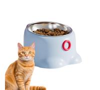 Tilted Cat Food Bowl - Cat Bowls with Non-Slip Base | Raised Anti Vomiting Cat Food Bowl | Feeding Elevated Tilted Cat Food Bowl | Pet Bowl Holder with Prevent Tipping Stable Base For Pet