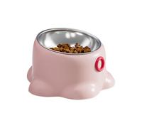 Tilted Cat Food Bowl - Cat Bowls with Non-Slip Base | Raised Anti Vomiting Cat Food Bowl | Feeding Elevated Tilted Cat Food Bowl | Pet Bowl Holder with Prevent Tipping Stable Base For Pet