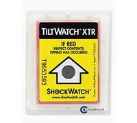 TiltWatch XTR Indicador de Vuelco para Transporte de Mercancías | Pack de 20 Unidades