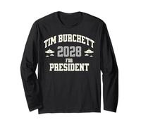 Tim Burchett para el Presidente 2028 Flying Saucer UFO UAP Manga Larga