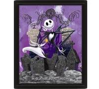 Tim Burton - Nightmare Before Christmas - Graveyard Framed 3D