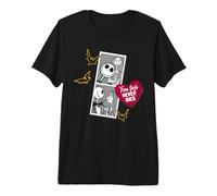 Tim Burton’s The Nightmare Before Christmas Jack Sally Heart Camiseta premium