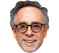 Tim Burton (Smile) Mascaras de Personajes Famosos, Caras de Carton