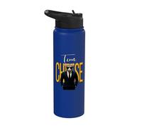 Tim Cheese - Divertido Agente Secreto Ratón Brainrot Slang Gaming Stainless Steel Insulated Water Bottle