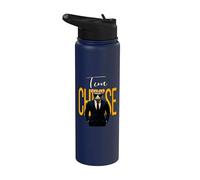 Tim Cheese - Divertido Agente Secreto Ratón Brainrot Slang Gaming Stainless Steel Insulated Water Bottle