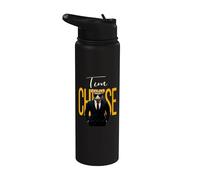 Tim Cheese - Divertido Agente Secreto Ratón Brainrot Slang Gaming Stainless Steel Insulated Water Bottle