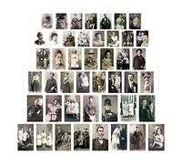 Tim Holtz, Advantus Found Relatives Vintage Retratos Negro y Blanco