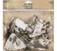 Tim Holtz Advantus - Monopatín (tablero aglomerado), color blanco y negro