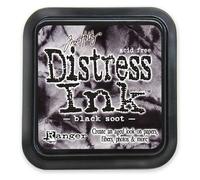 Ranger Almohadilla de tinta Tim19541 Tim Holtz Distress, color negro, 7,5 x 7,5 x 7 cm