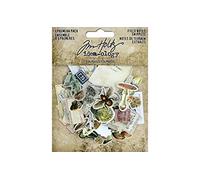 Tim Holtz Field identificación de Ephemera SNIPPETS, Notas de Campo, Talla única, 134