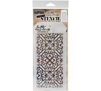Tim Holtz Flames Stencil, material sintético, 28,3 x 11,5 x 0,1 cm