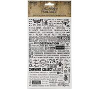 Tim Holtz Idea-Ology REMNANT RUBS IDEA-OL 2 hojas, ejemplar, talla única