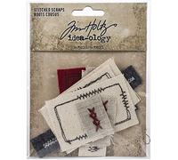 Tim Holtz idea-ology Ventajas Idea de rastrillos, 14 Unidades, Chatarra Cosida, talla única