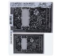 Tim Holtz - Juego de Sellos para Estampado (Goma, 17 x 21 cm con Forma de Libro