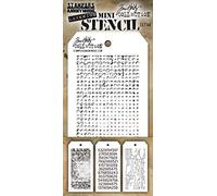 Tim Holtz MST48 Juego de Mini esténciles, Set #48, talla única
