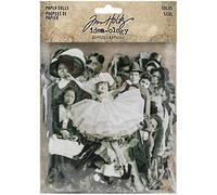 Tim Holtz Paper Dolls - Accesorios para manualidades, multicolor, 17,8 x 13 x 3 cm