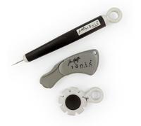 Tim Holtz - Paquete de herramientas para manualidades | Mini perforador giratorio, púa retráctil y cortador de hilos/separador de papel