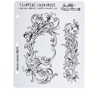 Tim Holtz - Sellos adhesivos de 7 x 8.5 pulgadas, fabulosas flores