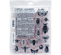 Tim Holtz - Stampers Anon Cling RBBR - Juego de sellos para entomología, multicolor, talla única
