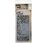 Tim Holtz - Stampers Anon Medio ESTENCIL DE Capa, Halftone-Capas, talla única