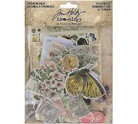 Tim Holtz Ventajas Ephemera Pack Idea-O FIELDNOTES, Cartulina, Notas de Campo, Talla única