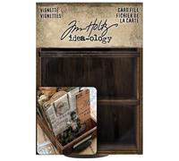 Tim Holtz Vignette Card File Viñeta, marrón