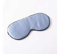 Tim & Tina Antifaz de seda para dormir, cómodo antifaz ajustable para los ojos (azul claro)