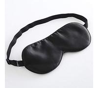 Tim & Tina Antifaz para dormir 100% seda, cómodo, súper suave, antifaz con bloqueo de luz para dormir, trabajo por turnos, siestas con bolsa de transporte y correa ajustable (negro)