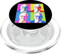 Tim Walz Portrait Pop Art Retro Vintage PopSockets PopGrip para MagSafe