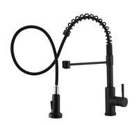 TIMACO Grifo de cocina negro, grifo de alta presión con manguera extraíble, mezclador de lavabo (Últimos diseños americanos)