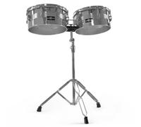 Timbales 13" x 14" con Soporte de Gear4music