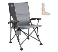 TIMBER RIDGE Silla de Acampada Plegable Ergonómica con Bolsa de Transporte Posavasos para Exteriores Resistente Soporte 150 kg