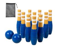 Timber Skittle Kit - Arcades Lawn Pins, Backyard Roll Action