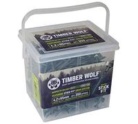 Timber Wolf Tornillos para cubierta: 4,2 x 65 mm.